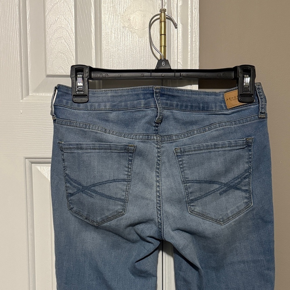 Aeropostale Light Denim Blue Jeggings Size 4 regular - Picture 3 of 7